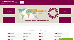 Desktop Screenshot of manpowerlink.com